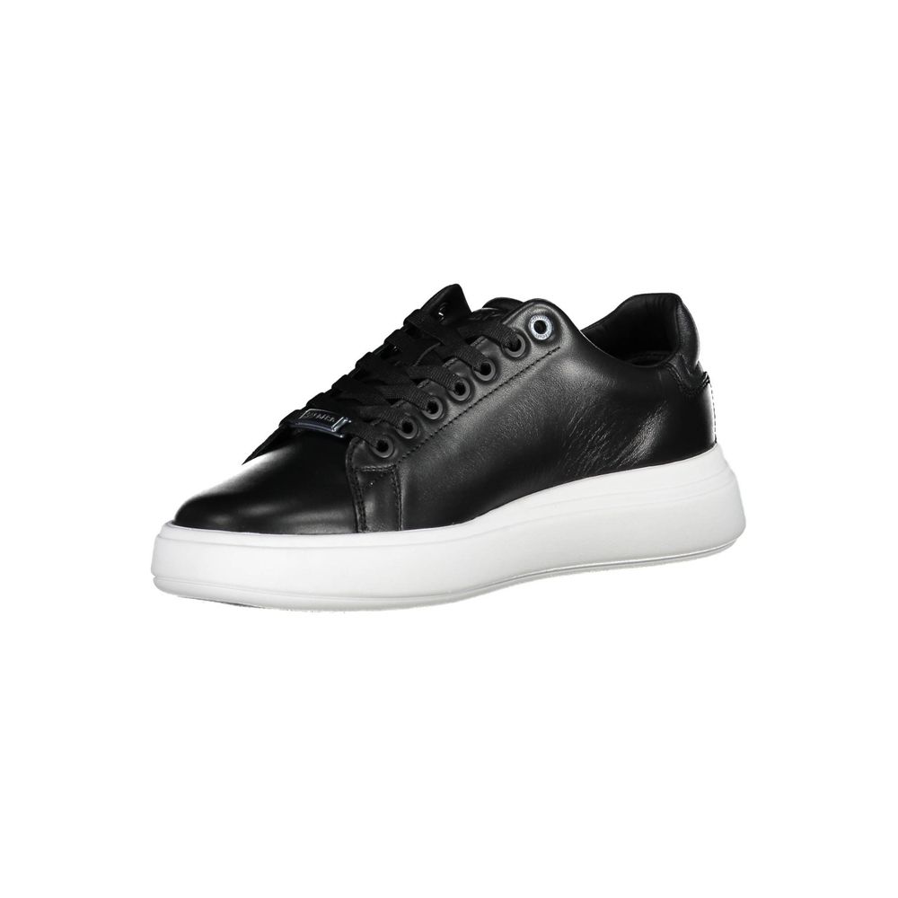 Calvin Klein Nero Pelle Donna Sneaker - Image 3