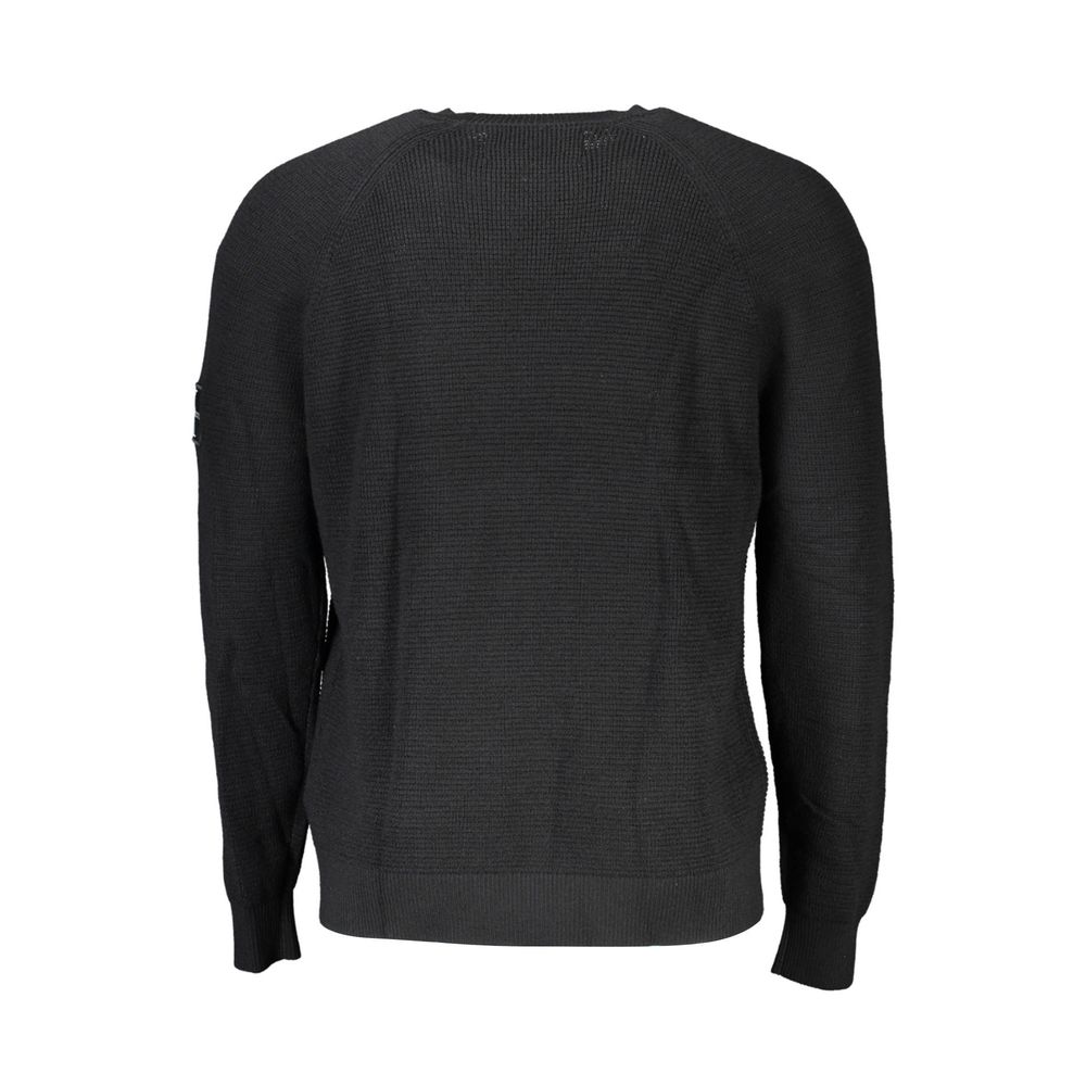 Calvin Klein Nero Wool Mens Sweater - Image 2