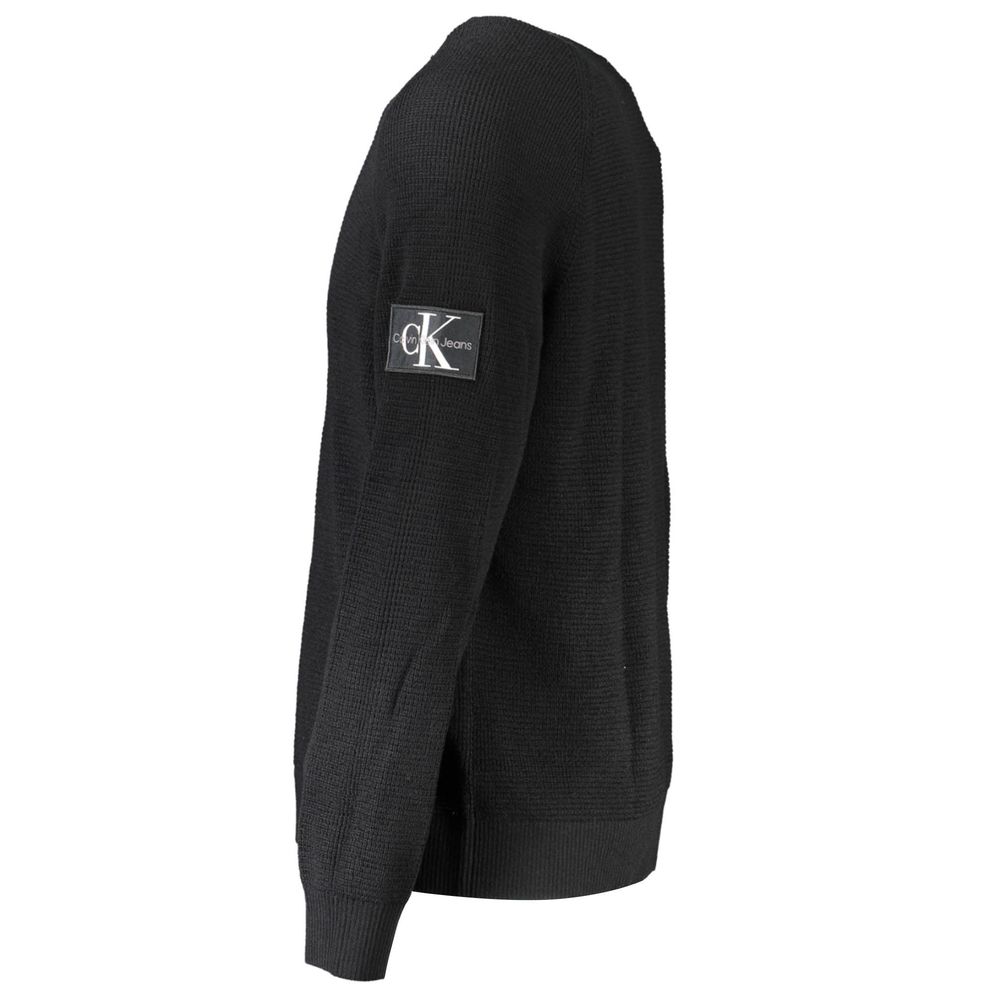 Calvin Klein Nero Wool Mens Sweater - Image 3