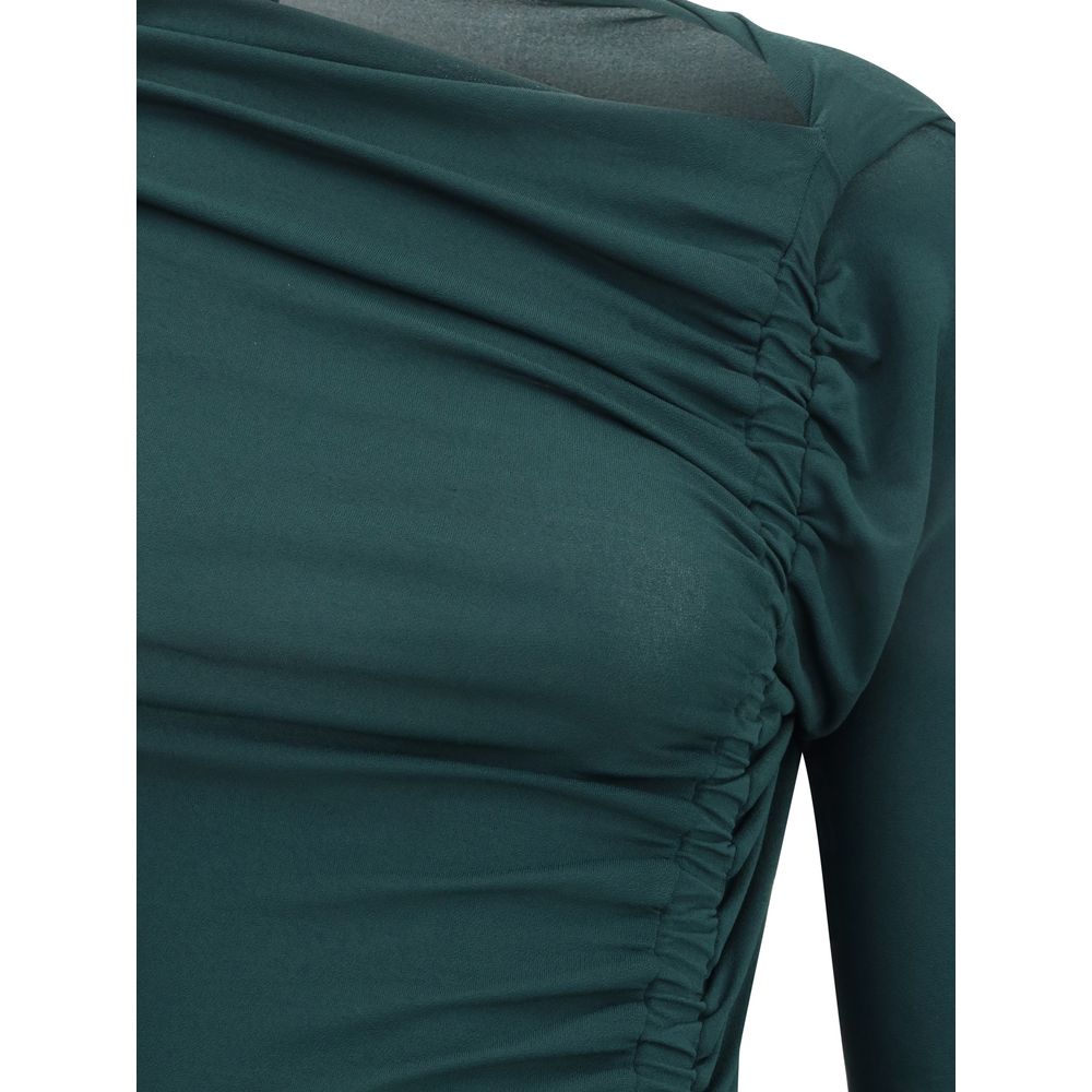 Ferragamo Draped midi Dress - Image 3