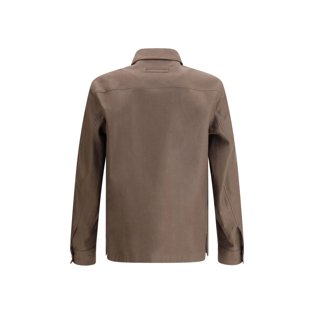 ZEGNA Linen Shirt Jacket - Image 2