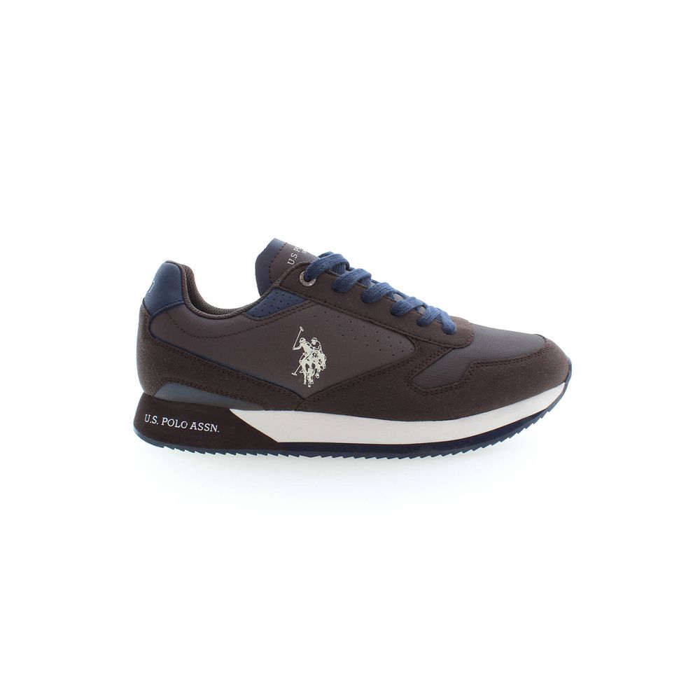 U.S. POLO ASSN. Brown Polyester Sneaker