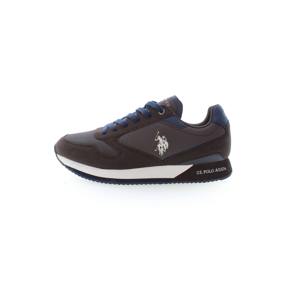U.S. POLO ASSN. Brown Polyester Sneaker - Image 2