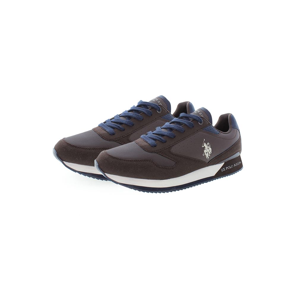 U.S. POLO ASSN. Brown Polyester Sneaker - Image 3
