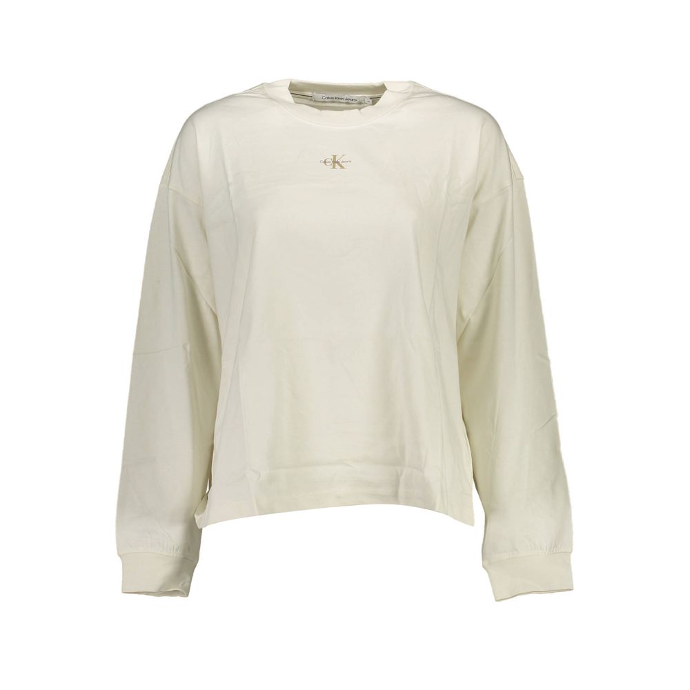 Calvin Klein White Cotton Tops & T-Shirt