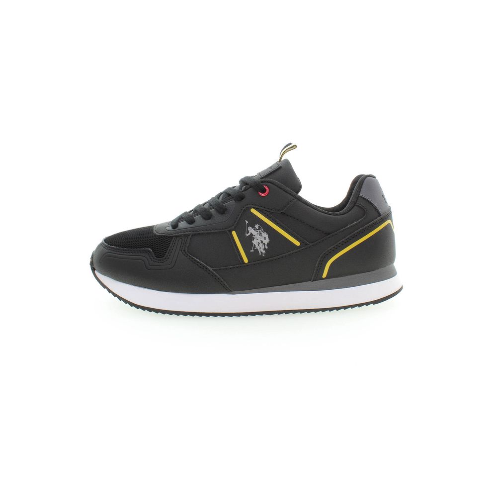 U.S. POLO ASSN. Black Polyurethane Men Sneaker - Image 2
