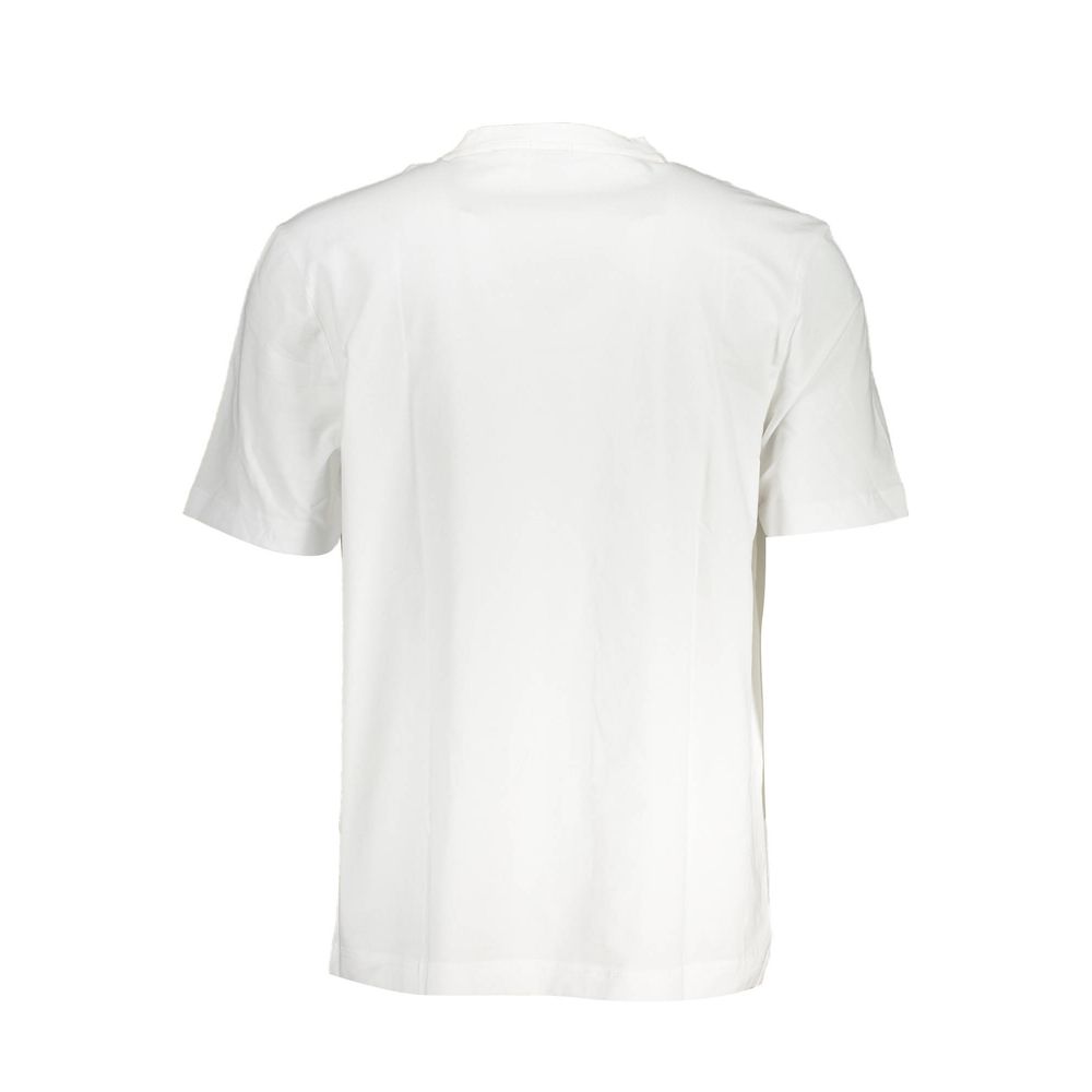 Hugo Boss White Organic Cotton Men T-Shirt - Image 2