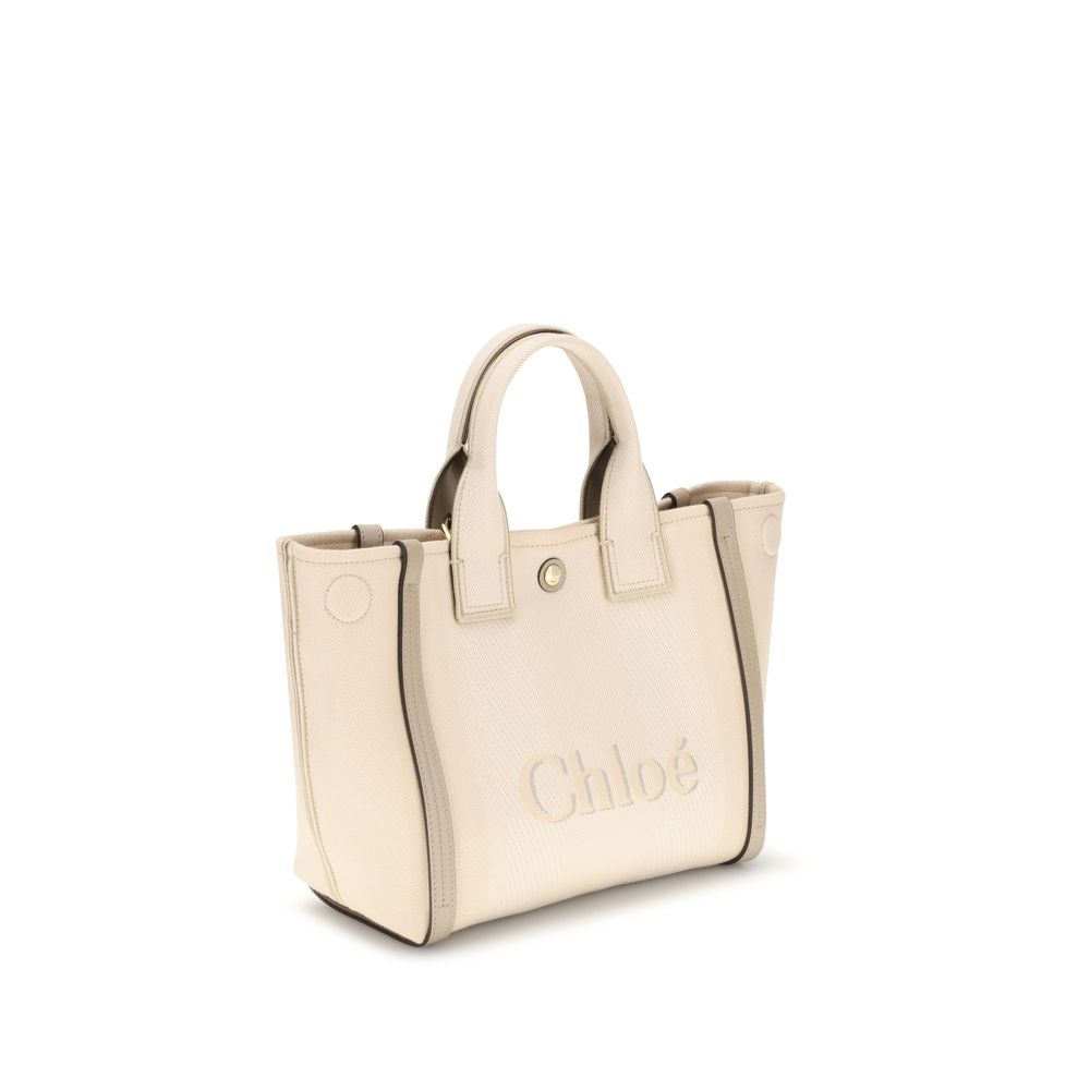 Chloé Beige Cotton Handbag - Image 2