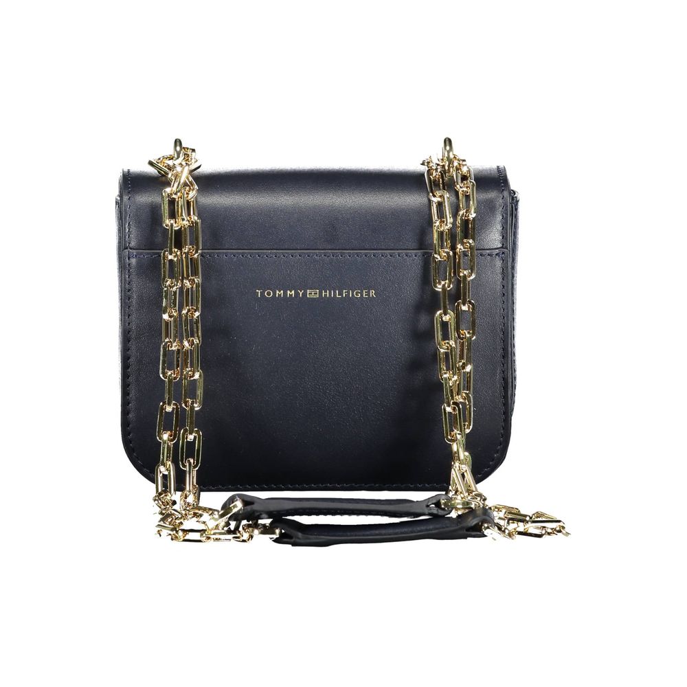 Tommy Hilfiger Blue Leather Handbag - Image 2