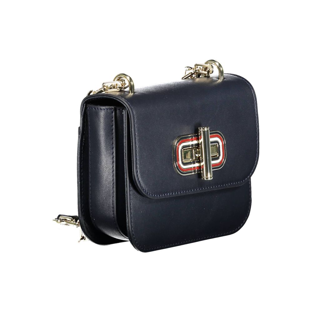 Tommy Hilfiger Blue Leather Handbag - Image 3