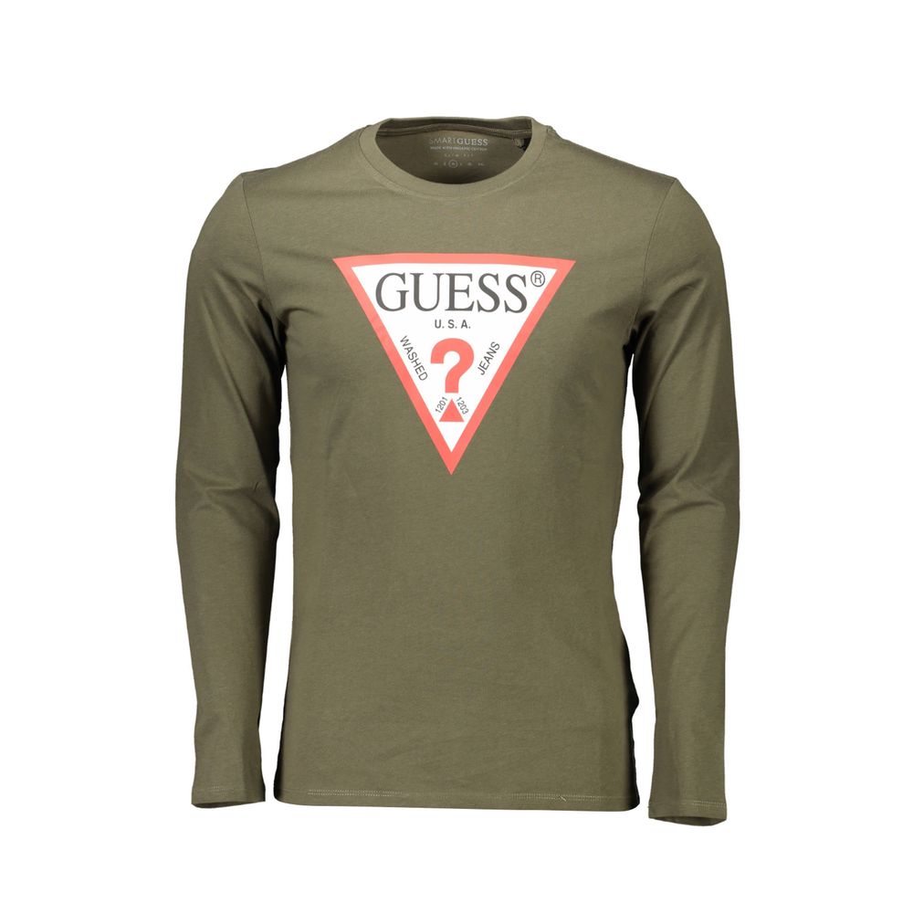 Guess Jeans Green Cotton T-Shirt