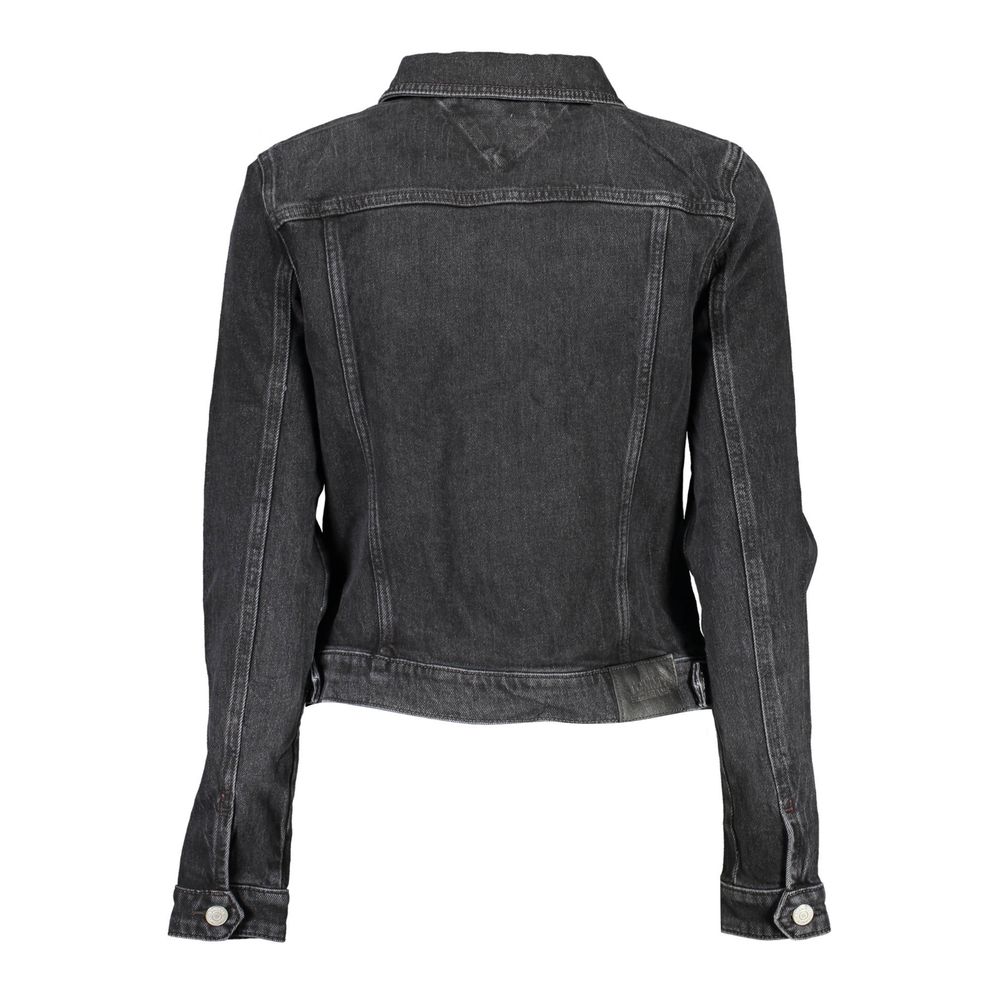 Tommy Hilfiger Black Cotton Jackets & Coat - Image 2