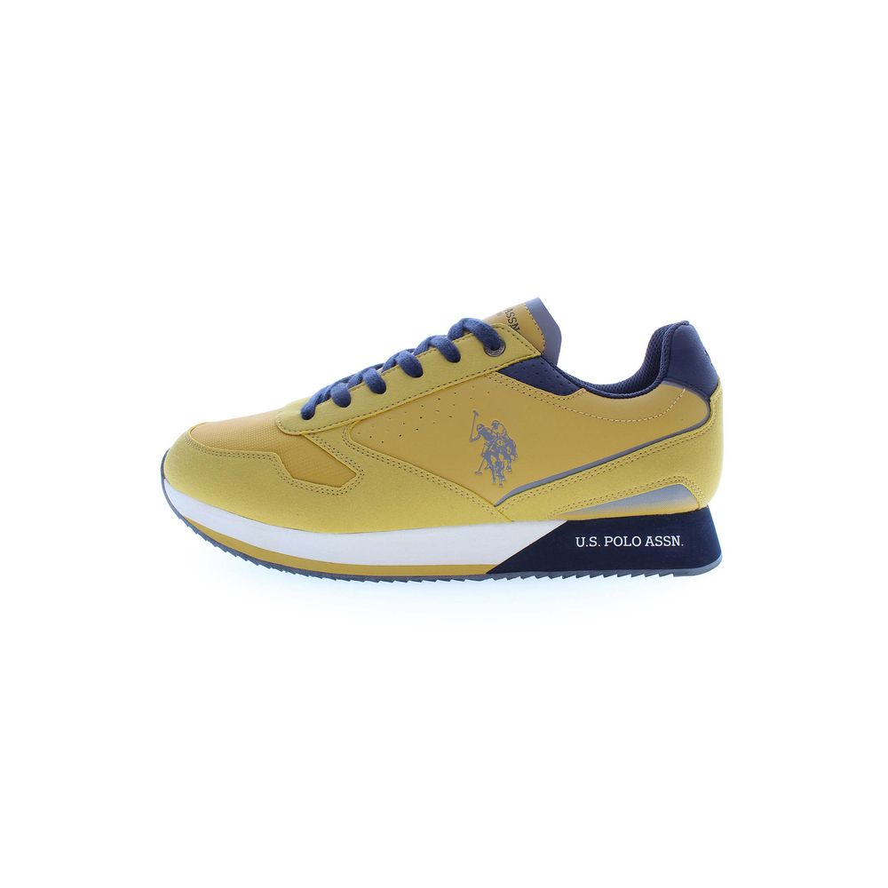 U.S. POLO ASSN. Yellow Polyester Sneaker - Image 2