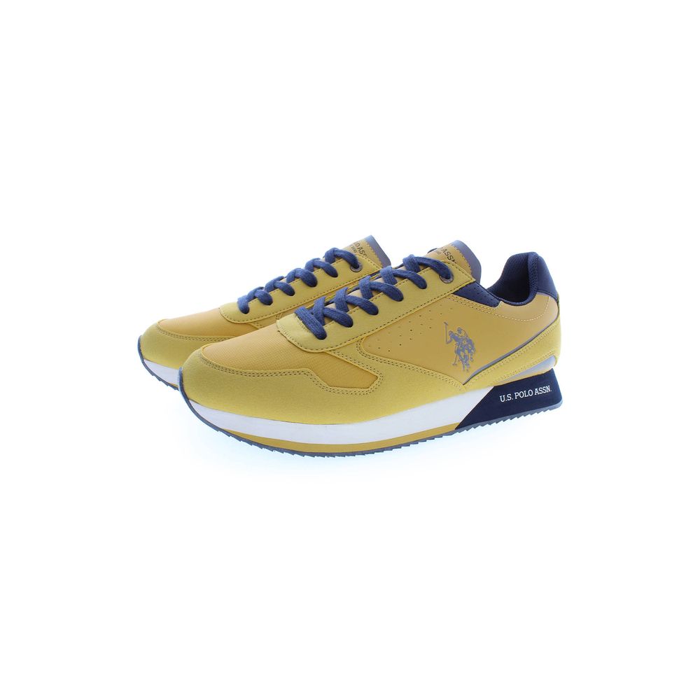U.S. POLO ASSN. Yellow Polyester Sneaker - Image 3