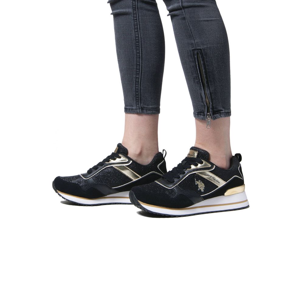 U.S. POLO ASSN. Black Polyester Sneaker - Image 2