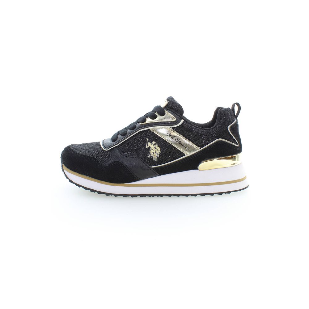 U.S. POLO ASSN. Black Polyester Sneaker - Image 3