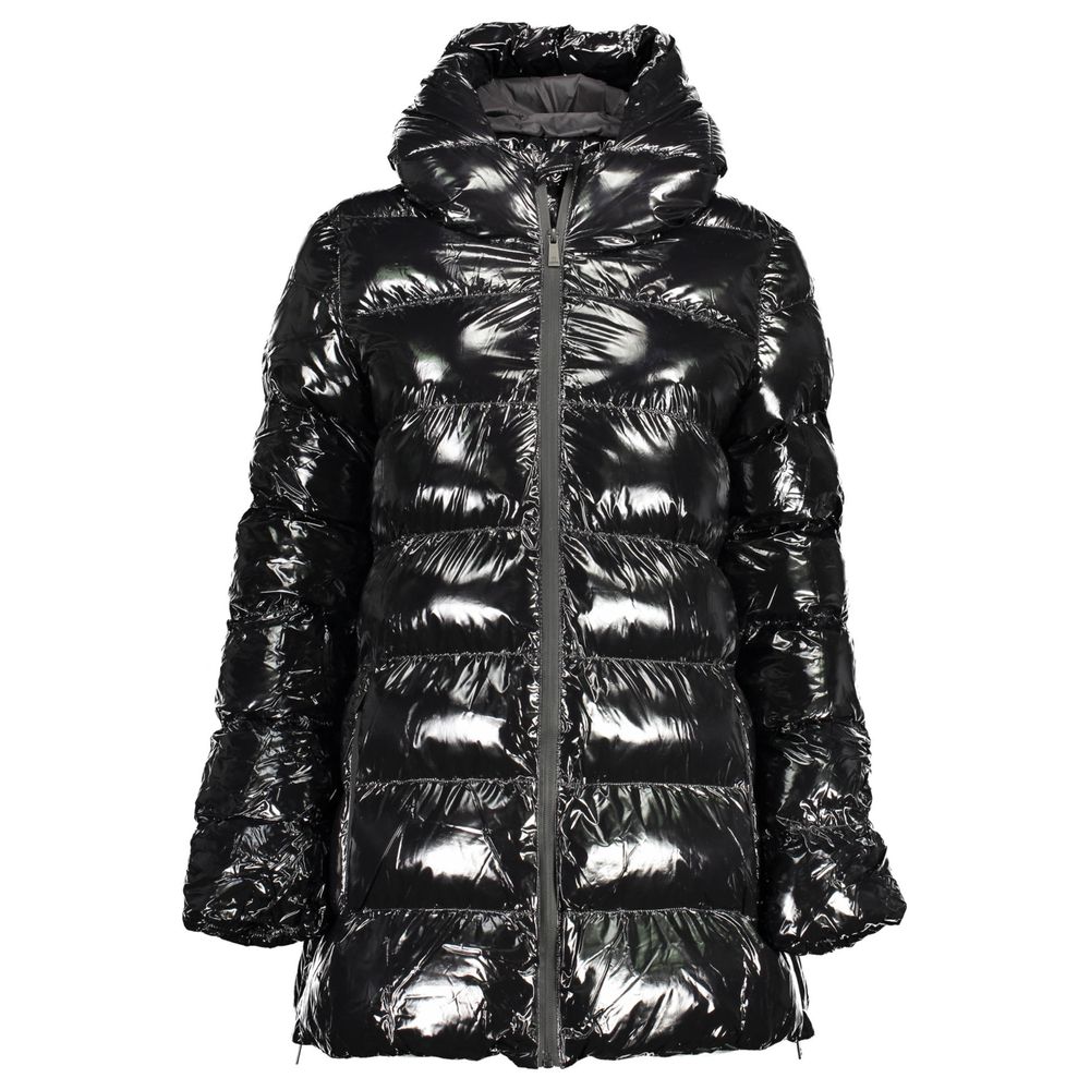 U.S. POLO ASSN. Black Polyester Jackets & Coat