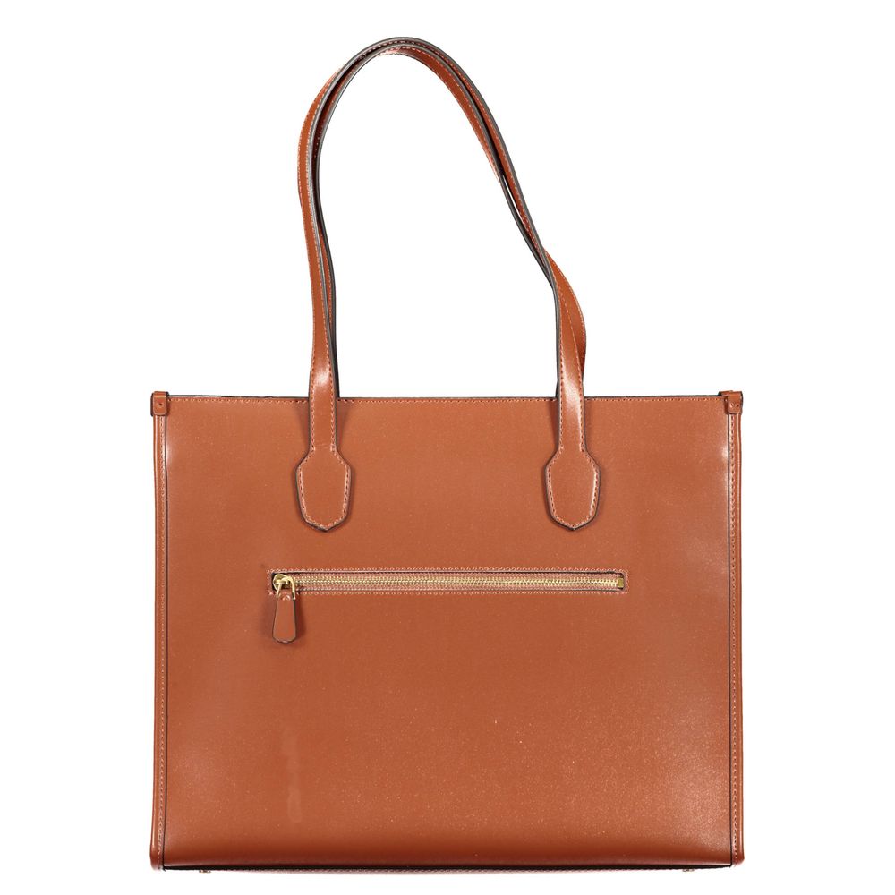 Guess Jeans Brown Polyethylene Handbag - Image 2