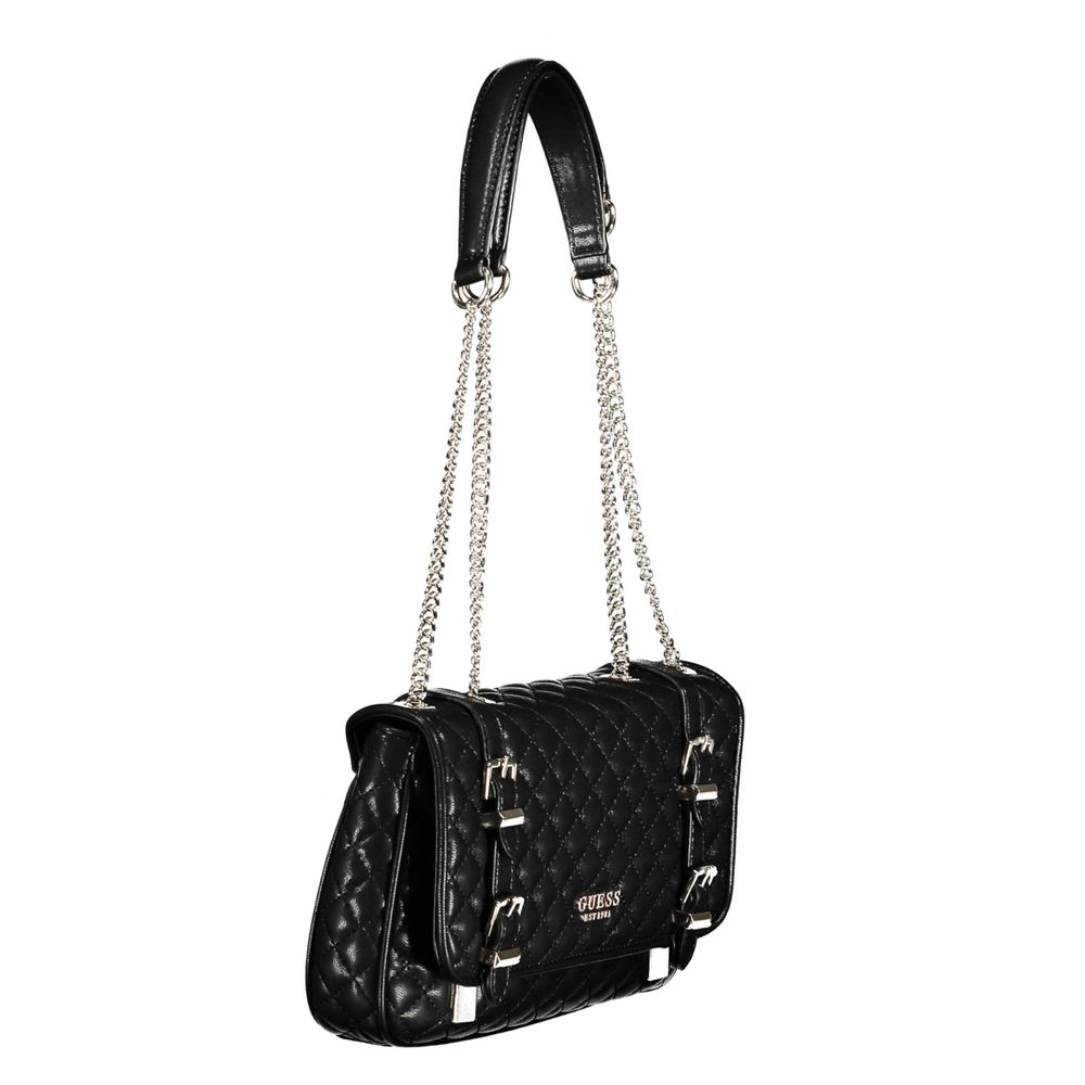 Guess Jeans Black Polyethylene Handbag - Image 3