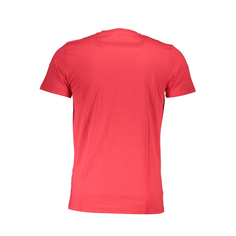 Cavalli Class Rosso Cotton Mens T-Shirt - Image 2