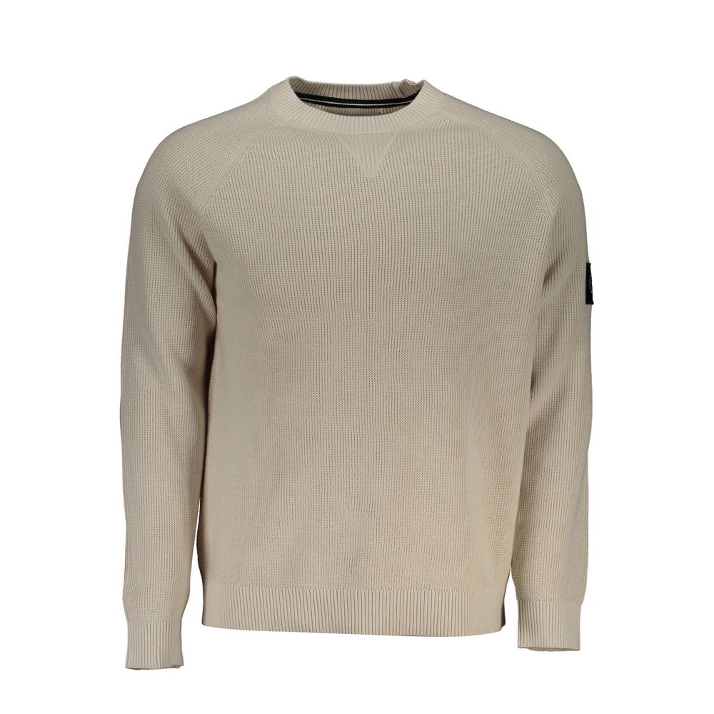 Calvin Klein Beige Cotton Sweater