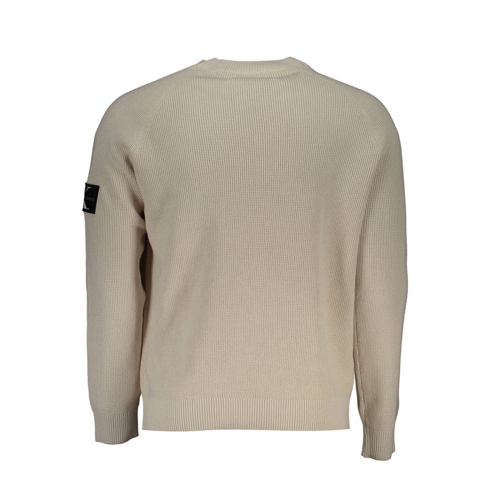 Calvin Klein Beige Cotton Sweater - Image 2