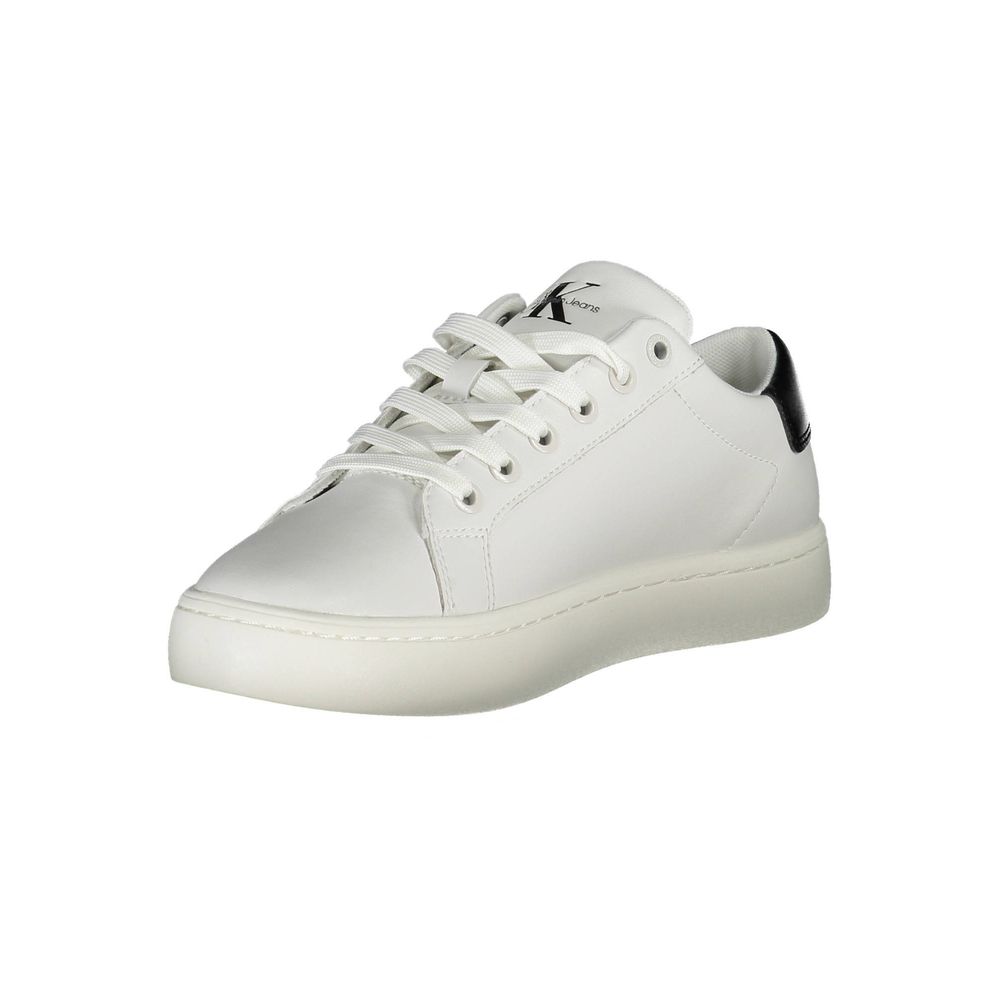 Calvin Klein Bianco Polyurethane Women Sneaker - Image 3