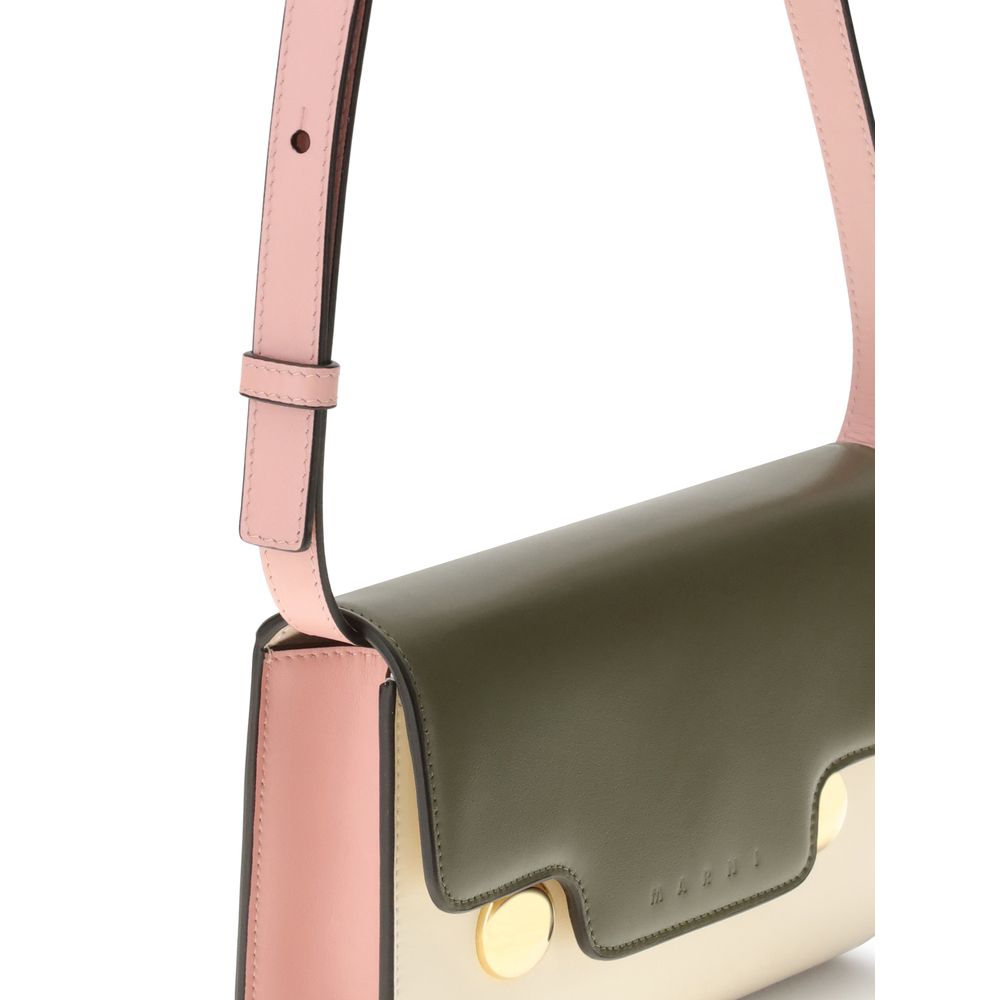 Marni Multicolor Calf Leather Bos Taurus Shoulder Bag - Image 4