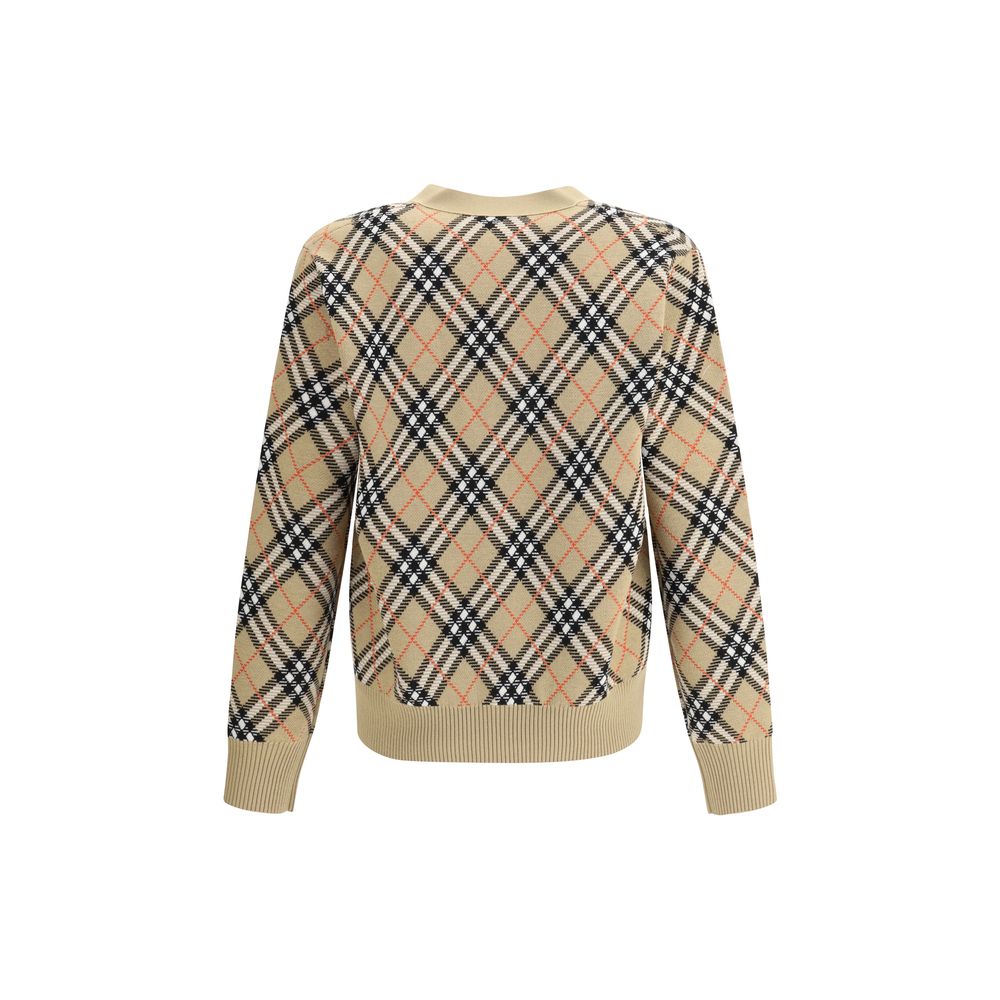 Burberry Beige Wool Cardigan - Image 2