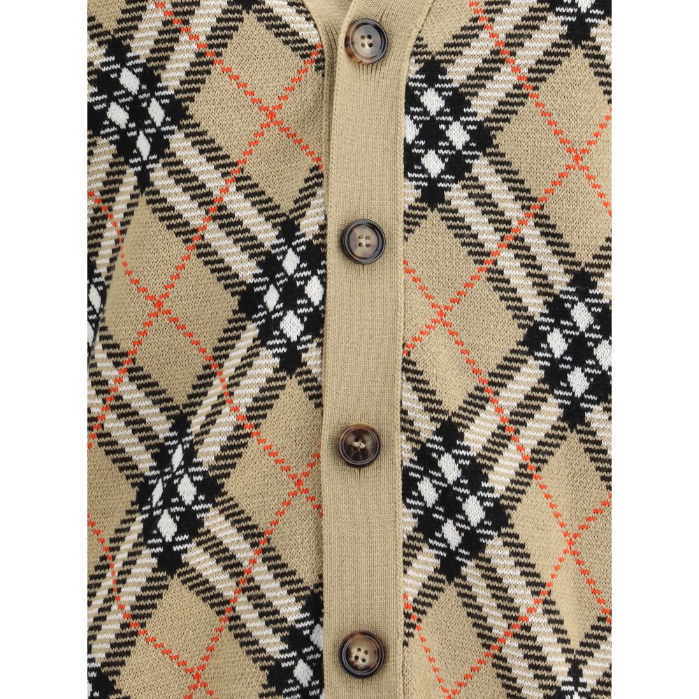 Burberry Beige Wool Cardigan - Image 3