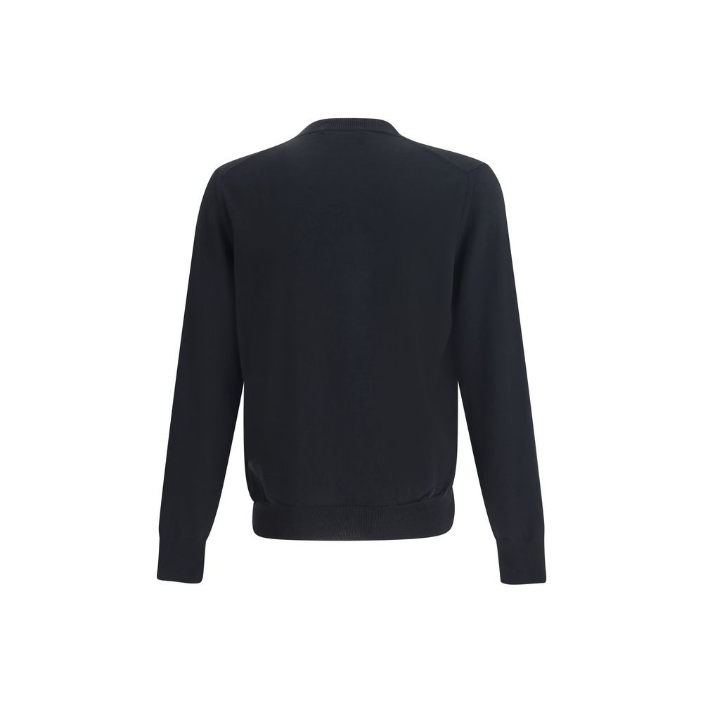 Alexander McQueen Black Wool Sweatshirt - Image 2