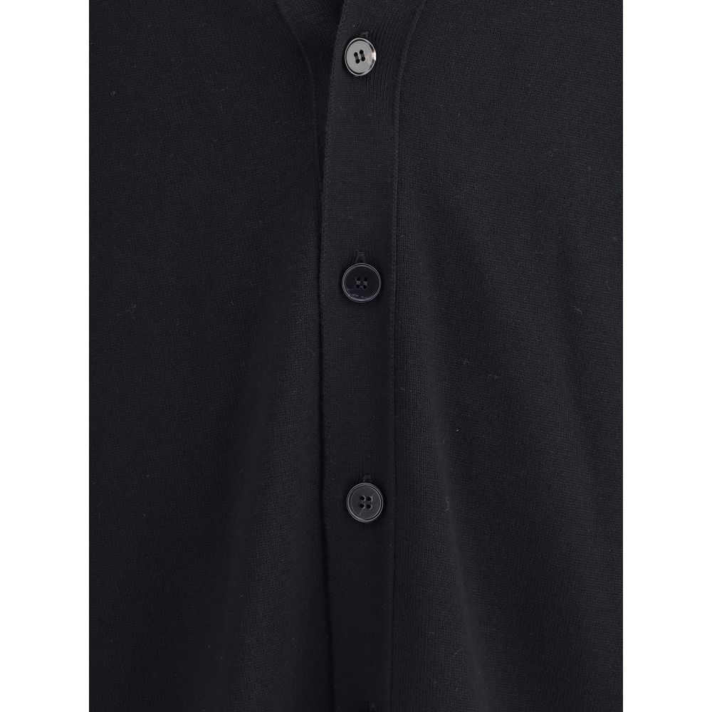 Jil Sander Black Wool Cardigan - Image 3