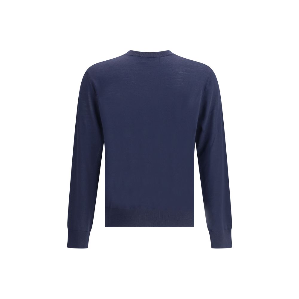 Dsquared² Blue Fleece Wool Sweatshirt - Image 2