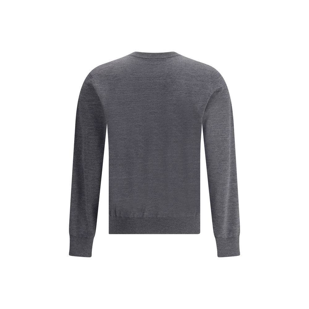 Dsquared² Gray Fleece Wool Sweatshirt - Image 2