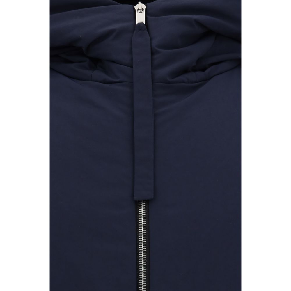 Jil Sander Blue Polyester Sleveless Jacket - Image 3