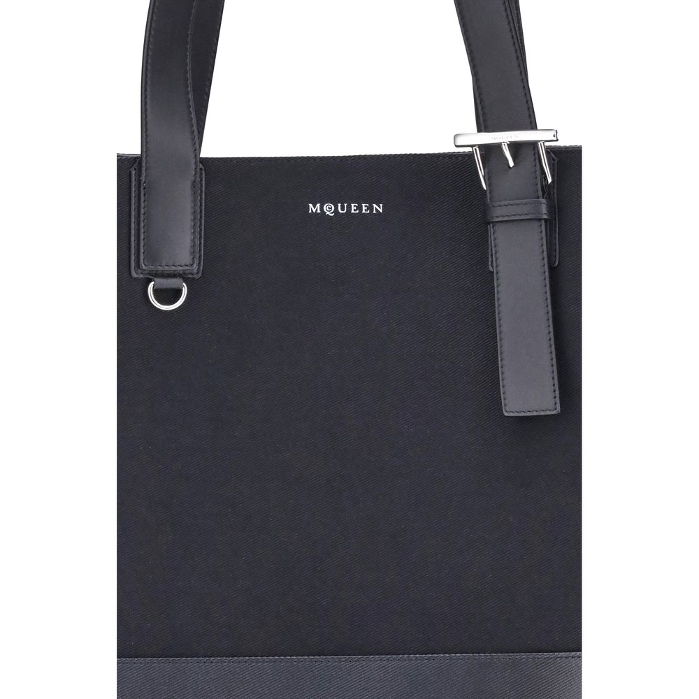 Alexander McQueen Canvas Tote Bag - Image 4
