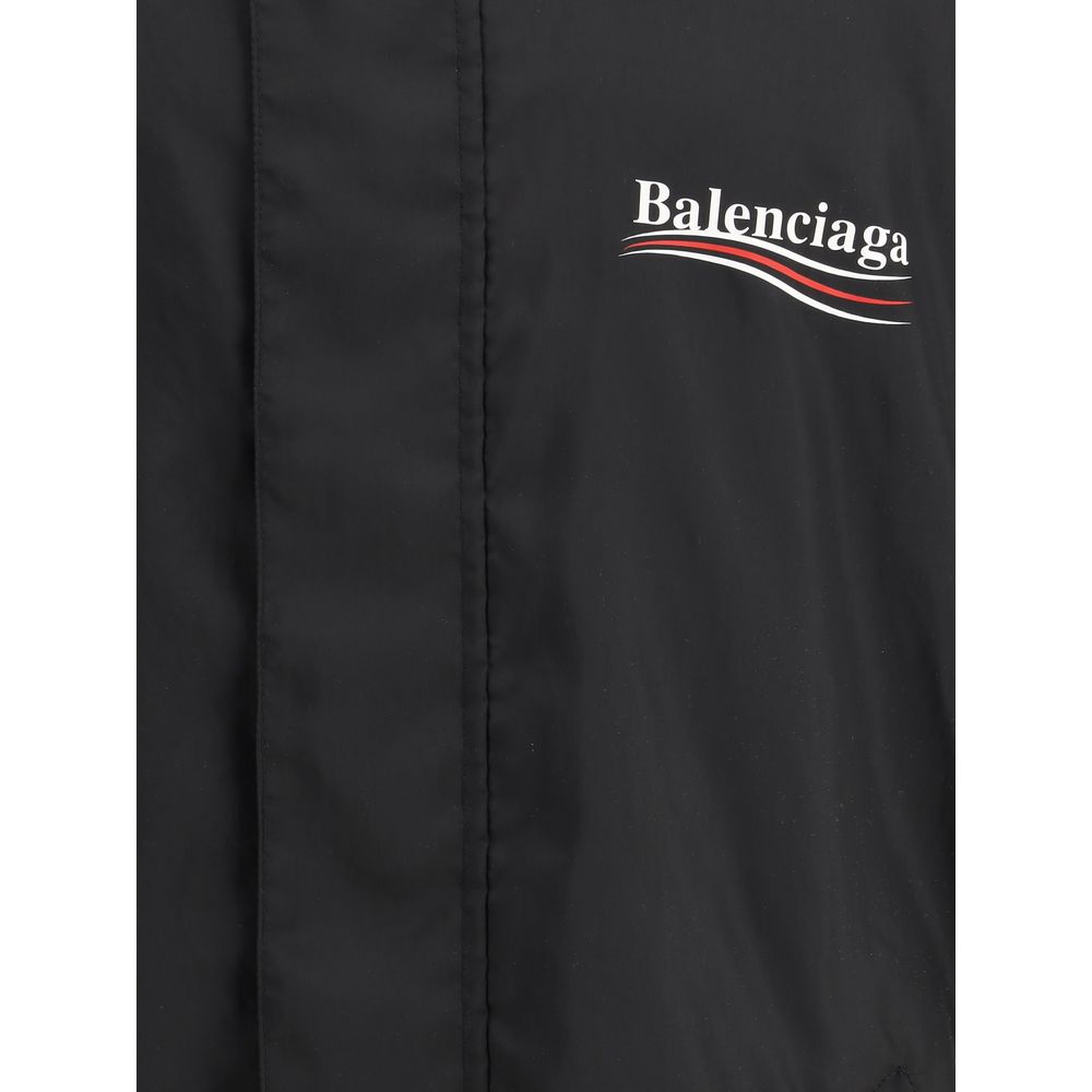 Balenciaga Black Polyester Shell Jacket - Image 3