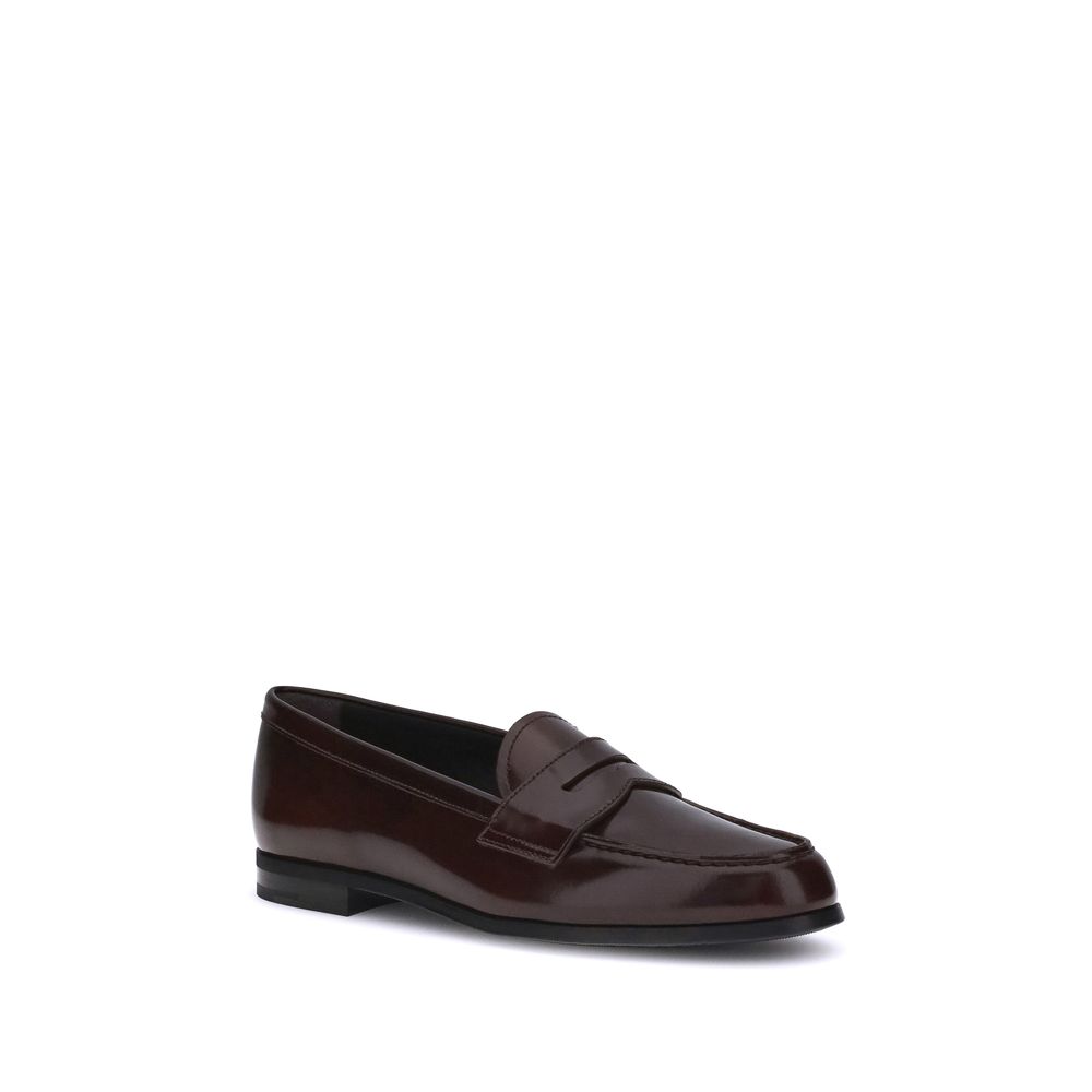 Church's Brown Calf Leather Bos Taurus Slip-On Loafers - Image 2