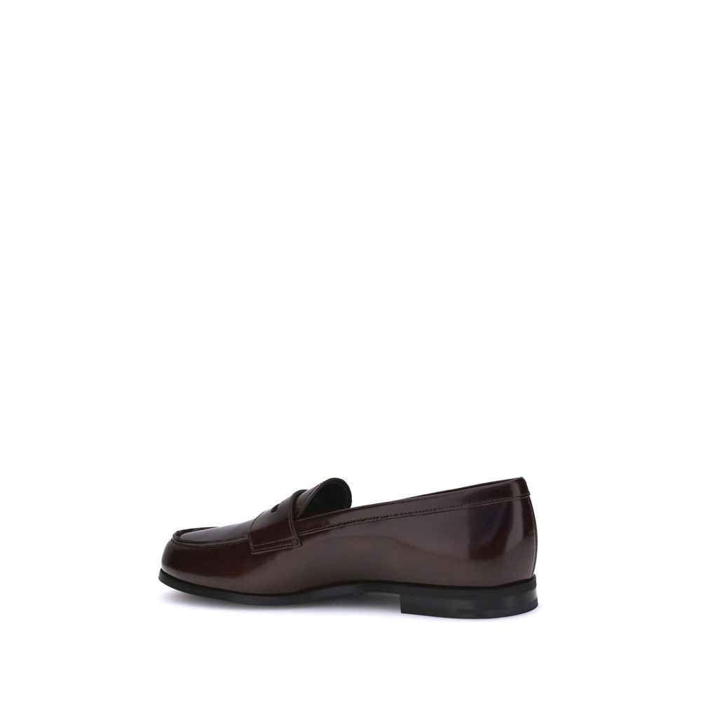 Church's Brown Calf Leather Bos Taurus Slip-On Loafers - Image 3