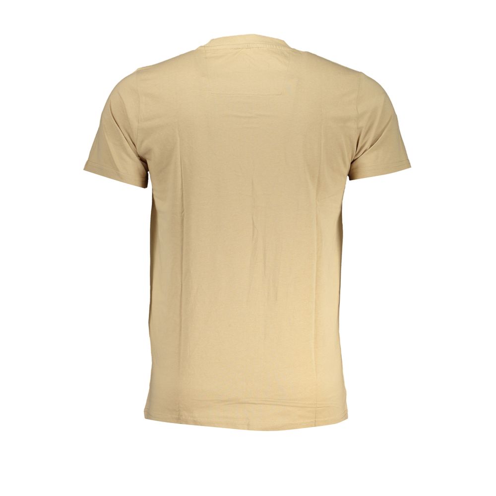 Cavalli Class Beige Cotton T-Shirt - Image 2