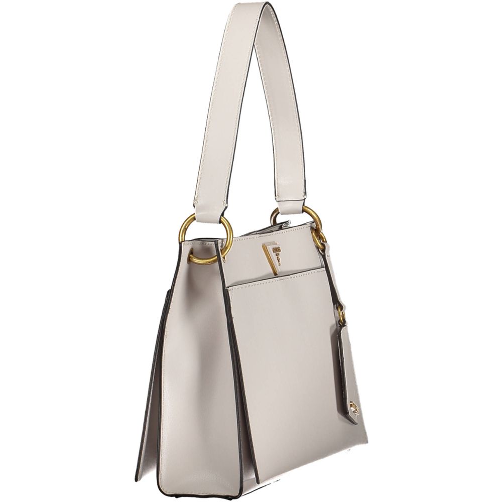 Guess Jeans Grigio Poliuretano Women Handbag - Image 3