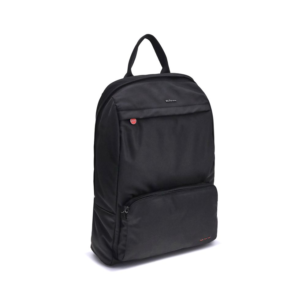 Kiton Black Polyamide Backpack - Image 2