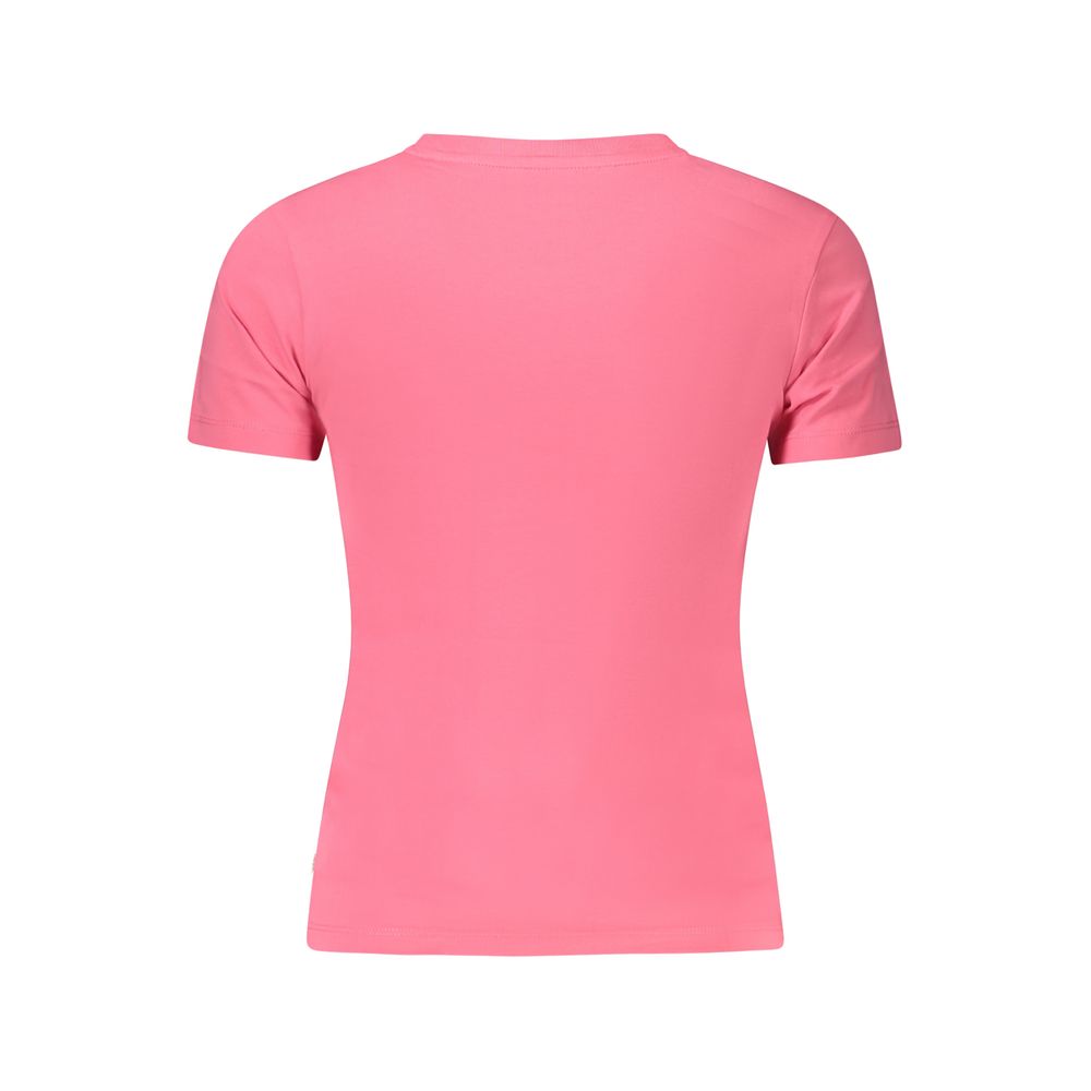 Guess Jeans Pink Cotton Tops & T-Shirt - Image 2