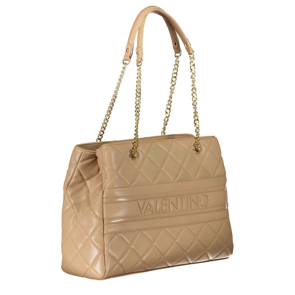 Mario Valentino Beige Polyurethane Women Handbag - Image 3