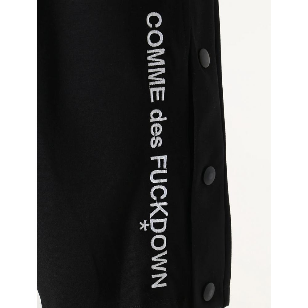 Comme Des Fuckdown Black Viscose Men Bermuda Short - Image 3
