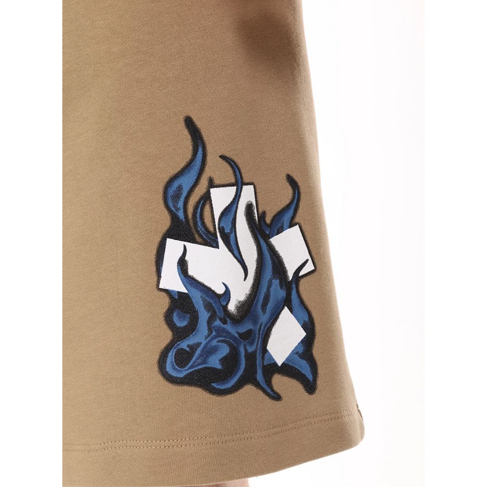 Comme Des Fuckdown Brown Cotton Short - Image 4