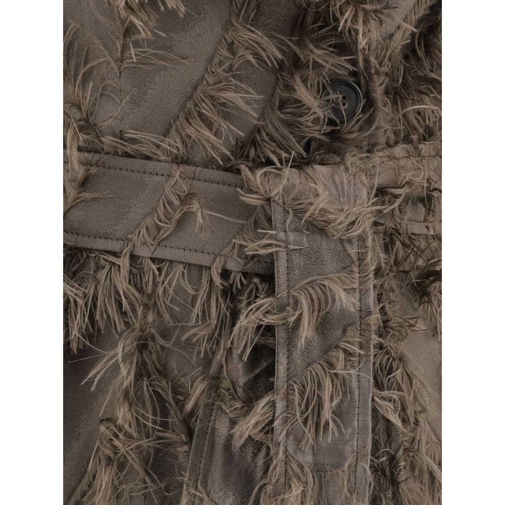 Brunello Cucinelli Coat with fur details - Image 3