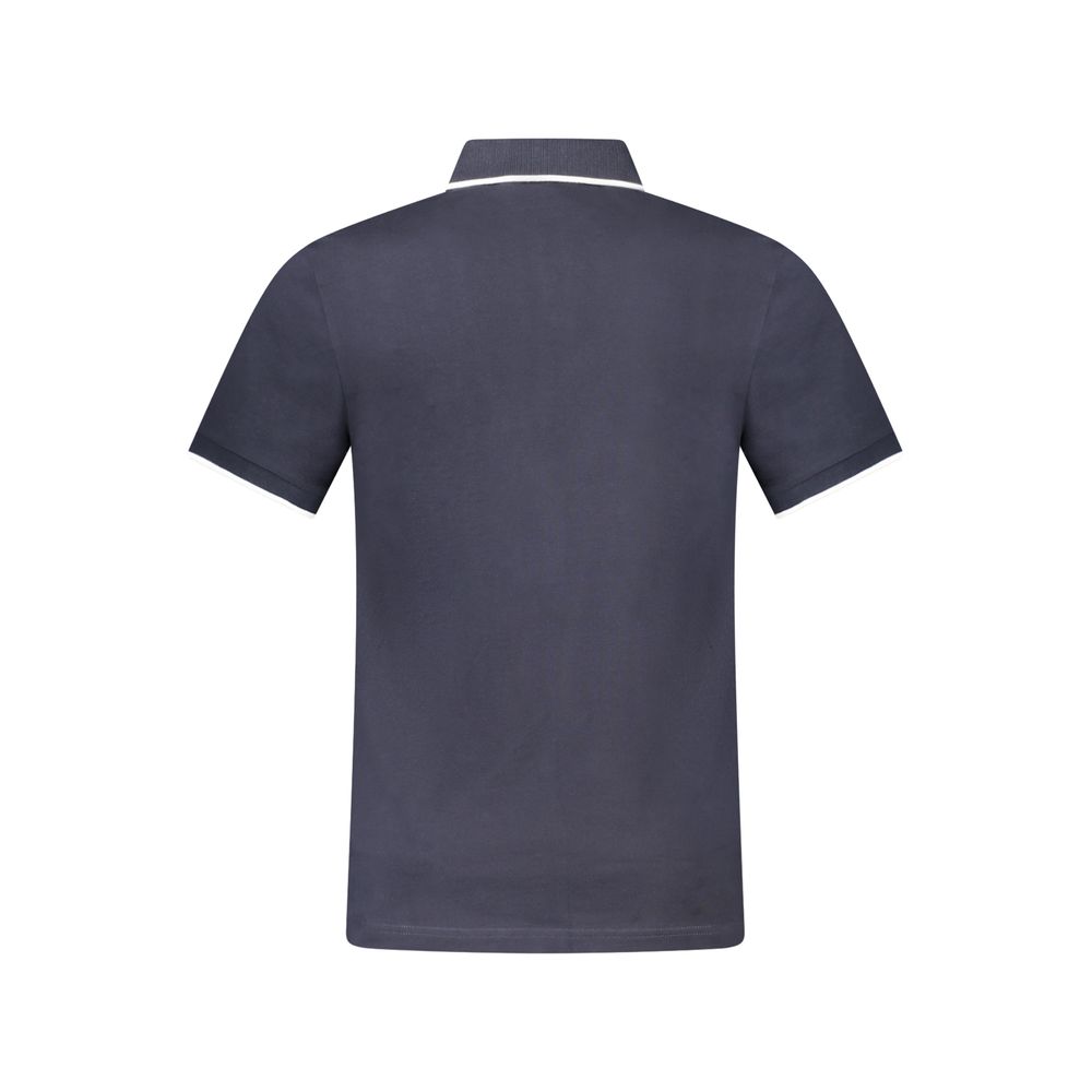Hugo Boss Blue Cotton Men's Polo-Shirt - Image 2