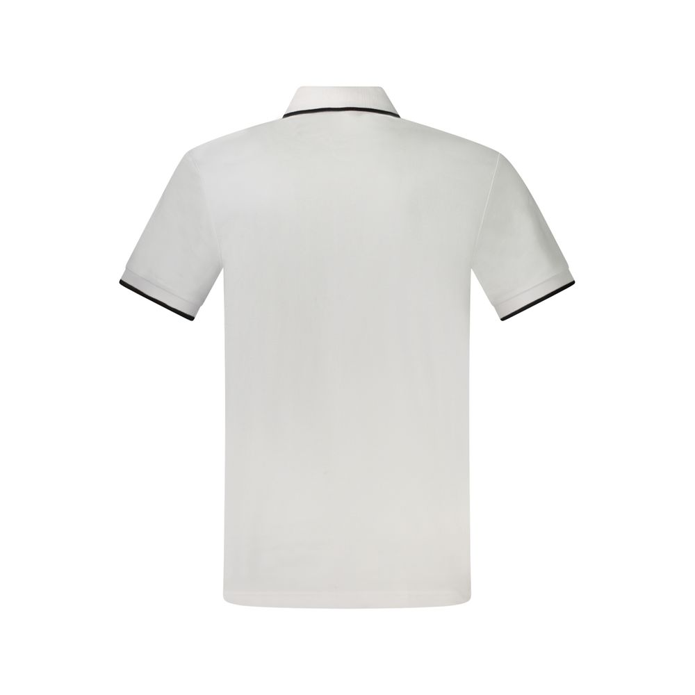 Hugo Boss White Cotton Men Polo Shirt - Image 2