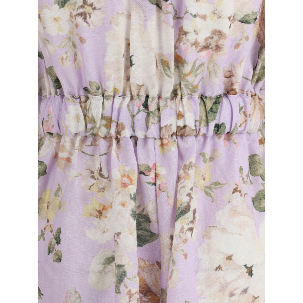 Zimmermann Multicolor Linen Jumpsuit - Image 3